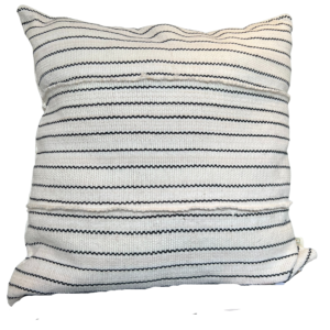 Pillow - Off white w/ thin black lines
