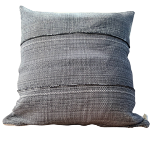 Pillow - Gray w/ off white back
