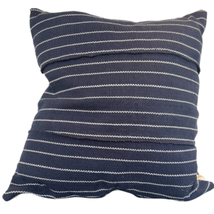 Pillow - Blue w/ thin white lines